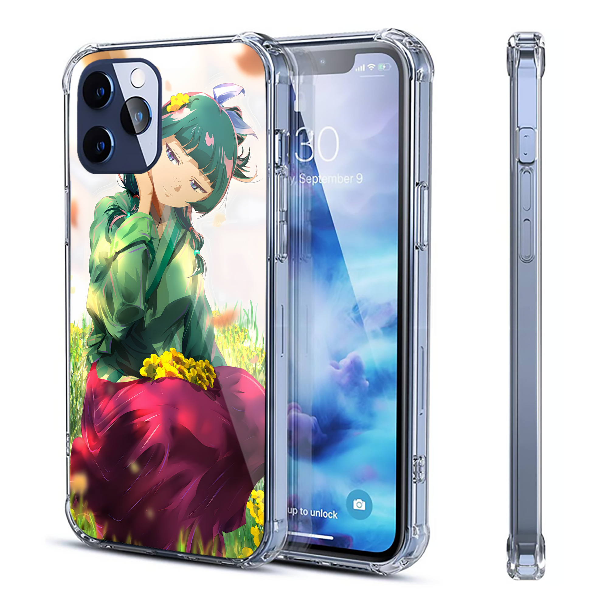 （画像用） 薬屋のひとりごと The Apothecary Diaries 【iPhone 12シリーズ対応】透明スマホケース（クリアソフトケース）
